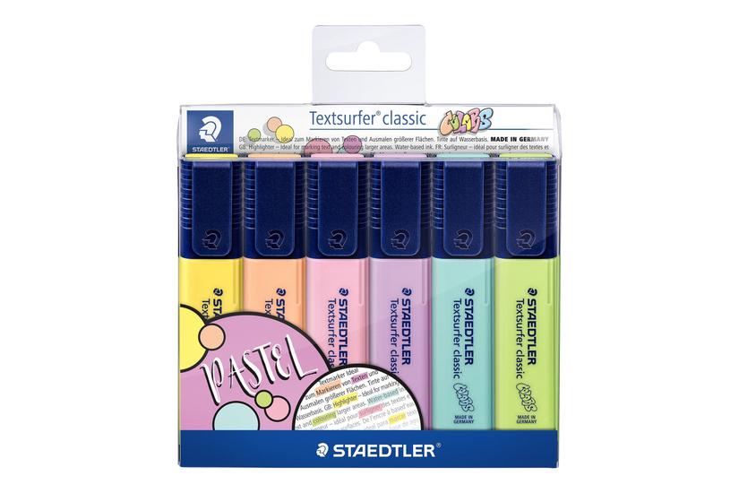 Staedtler Textsurfer Classic 364 Highlighter Assorterede Farver Pakke Med