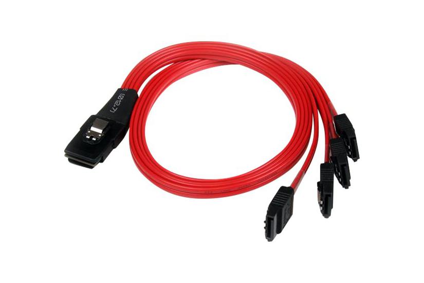 Startech Com 50cm Sff-8087 To 4x Sata Internal Mini Sas To Sata Reverse Cable Internal Mini Sas To Sata Sas8087s4r50 Ata Sas-kabel 50 Cm