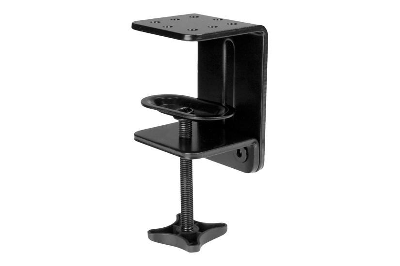 Startech Com Desk Mount Dual Monitor Arm One-touch Height Adjustment Armslimduo Monteringssæt Justerbar Arm For Lcd Display Sort