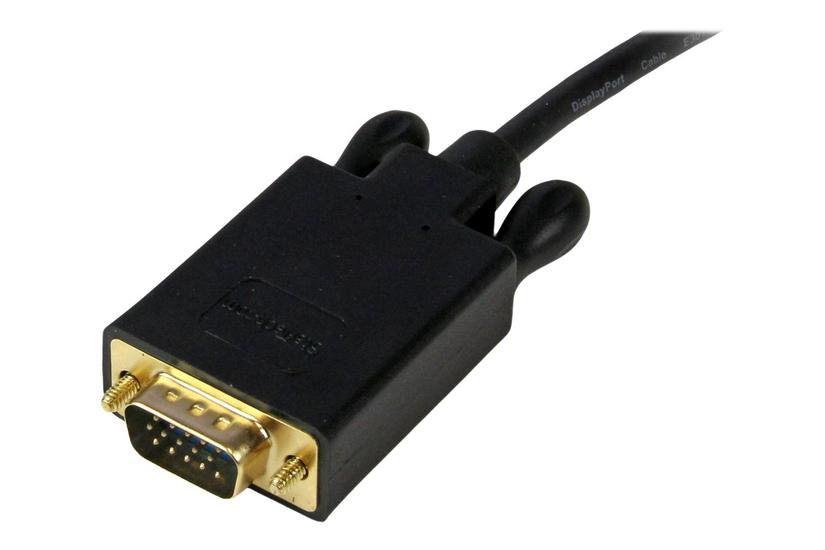 Startech Com 10 Ft Displayport To Vga Adapter Cable Dp To Vga Video Converter Active Displayport To Vga Cable For Pc 1920x1200 Black Dp2vgamm10b Displayport Kabel 05