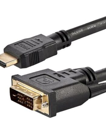 Startech Com 6ft    8m  Hdmi To Dvi Cable  Dvi-  To Hdmi Display Cable  1920x1200p  Black  19 Pin Hdmi Male To Dvi-  Male Cable Adapter  Digital Monitor Cable       Single Link Dvi To Hdmi Cord  Hdmidvimm6  Adapterkabel
