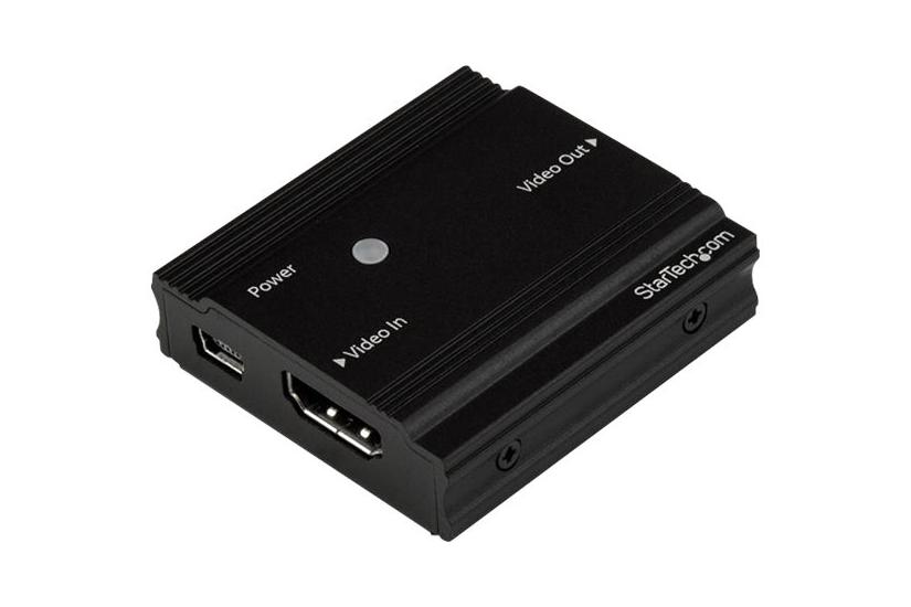 Startech Com 115 Ft 35 4k Hdmi Extender Hdmi Extender Up To 4k60 Amplifier Booster Hdmi To Hdmi Booster Hdboost4k Video Audio Ekspander Hdmi