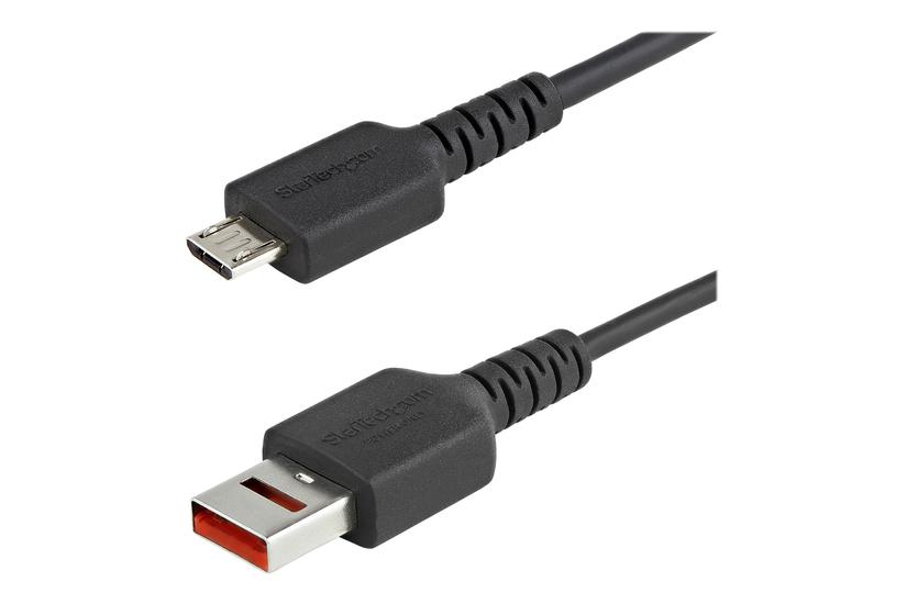 Startech Com 3ft 1m Secure Charging Cable Usb- To Micro Usb Data Blocker Charge-only Cable Power-only Charger Cable For Phone Tablet Data Blocking Usb Protector Adapter Cable