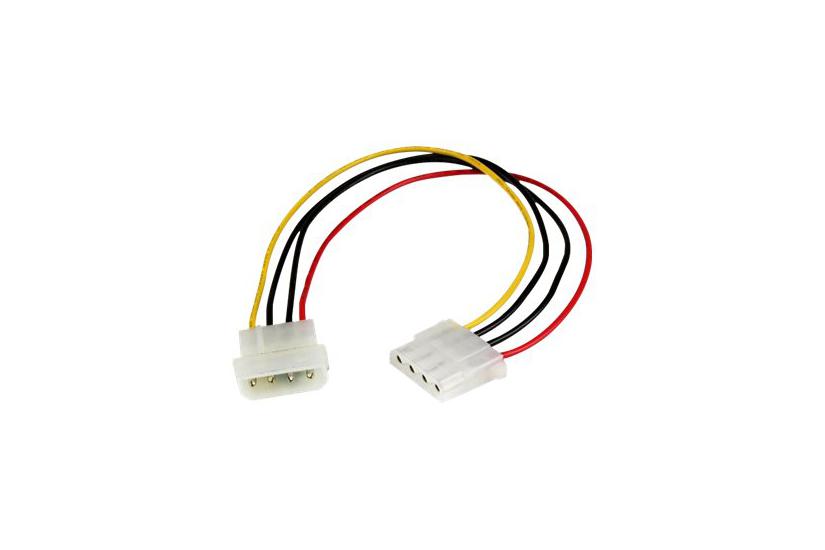 Startech Com 12in Molex Lp4 Power Extension Cable Pin Molex Power Connector Pin Power Extension Cable Lp4 Power Cable Lp4powext12 Forlængerkabel Til Strøm -pin Intern Strøm Til -pin Intern Strøm 30 48 Cm