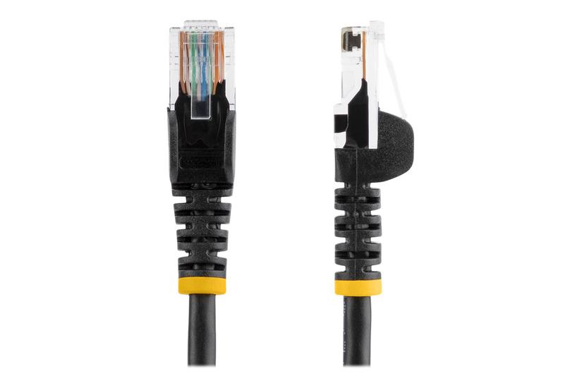 Startech Com 5m Black Cat5e Cat Snagless Patch Cable Patchkabel Sort