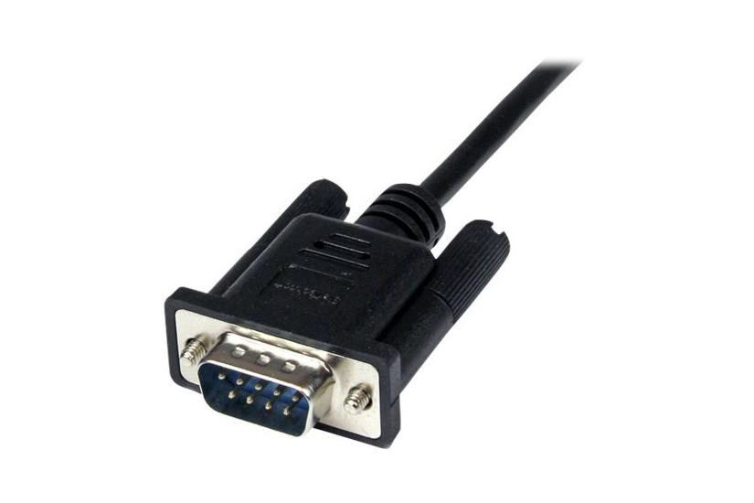 Startech Com 1m Black Db9 Rs232 Serial Null Modem Cable Db9 Male To Female Pin Null Modem Cable 1x Db9 1x Db9 Black Nulmodem-kabel Db- Til Db-