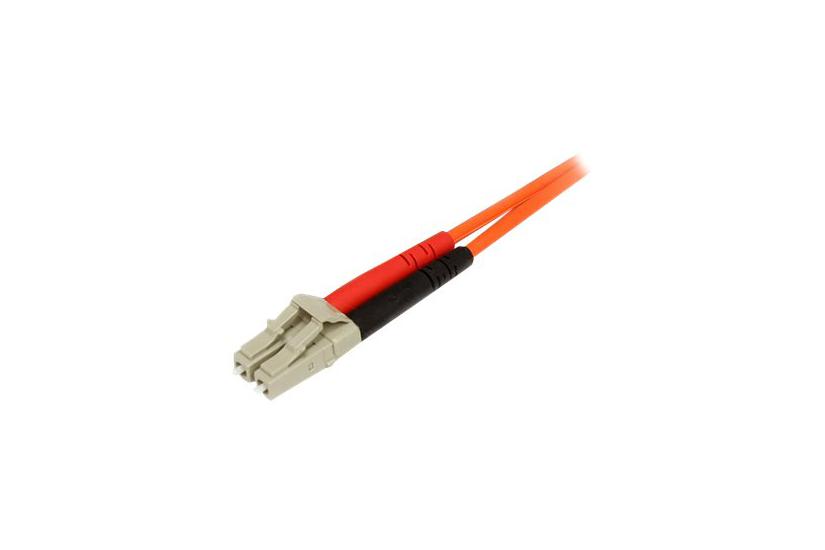 Startech Com 2m Fiber Optic Cable Multimode Duplex 62 125 Lszh Lc Sc Om1 Lc To Sc Fiber Patch Cable Fiblcsc2 Netværkskabel