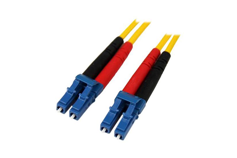 Startech Com 7m Fiber Optic Cable Single-mode Duplex 125 Lszh Lc Lc Os1 Lc To Lc Fiber Patch Cable Smfiblclc7 Patchkabel Gul