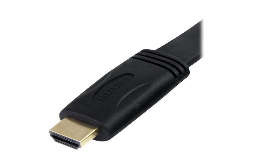 Startech Com 5m Flat High Speed Hdmi Cable With Ethernet Ultra Hd 4kx2k Hdmi-kabel Med Ethernet