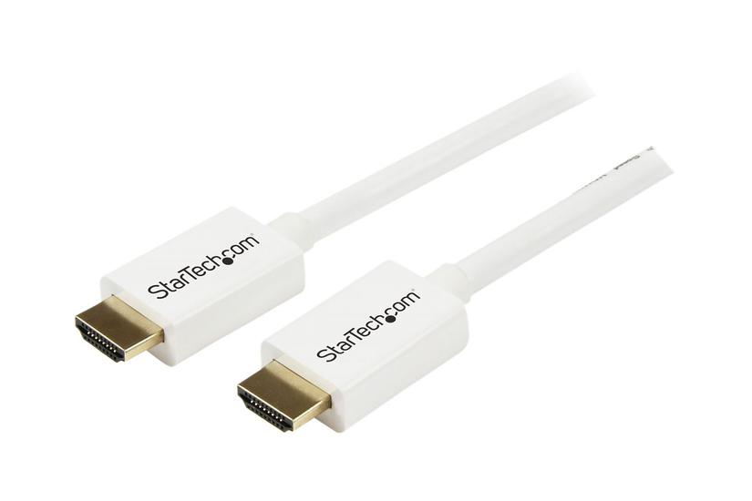 Startech Com 3m 10 Ft Cl3 Rated Hdmi Cable With Ethernet In Wall Rated Hdmi Cable 4k 30hz Uhd High Speed Hdmi Cable 10 Gbps Bandwidth 4k Ultra Hd Hdmi Video Display Cable 30awg Long White Hdmi Cable Hdmi-kabel