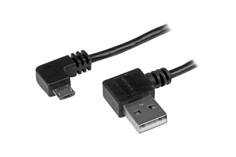 Startech Com 1m Ft Micro-usb Cable With Right-angled Connectors Usb To Micro Cable 3ft Right Angle Micro Usb Cable Usb2aub2ra1m Usb-kabel Micro-usb Type Til Usb