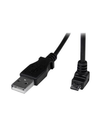 Startech Com 2m Micro Usb Cable Cord   To Down Angle Micro   Down Angled Micro Usb Cable 1x Usb       1x Usb Micro       Black  Usbaub2md  Usb-kabel Micro-usb Type   Til Usb