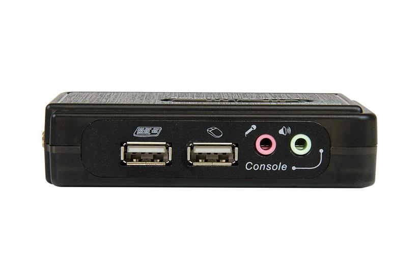Startech Com Port Usb Vga Kvm Switch Single Vga Hot-key Audio Support 2048x1536 60hz Kvm Switch Kvm Video Switch Sv211kusb Kvm Audio-switch Porte