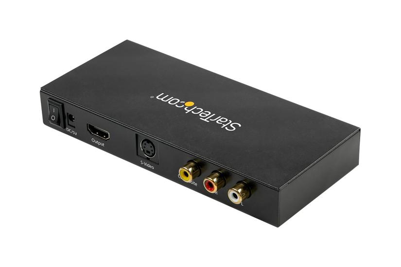 Startech Com -video Or Composite To Hdmi Converter With Audio 720p Video Transformer Sort