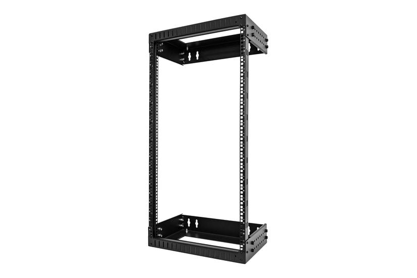 Startech Com 21u 19 Quot Wall Mount Network Rack Adjustable Depth 12-20 Quot Post Open Frame Server Room Rack For Av Data It Communication Computer Equipment Switch With Cage Nuts Screws 21u Adjustable Rack Rack 21u