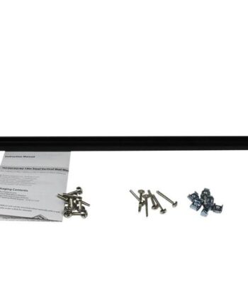 Startech Com 2u Vertical Wall Mount Patch Panel Bracket Steel Rack Mount Bracket   Hardware For 19 Quot  Network  Server And Data Equipment  Rk219wallv  Monteringsbøjle 2u