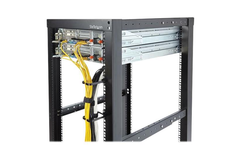Startech Com 1u Vertical 9in Server Rack Cable Management -ring Hook Flexible Opening Network Rack-mount Cord Organizer Ring Cmhook1u Ring Til Kabelstyring 1u