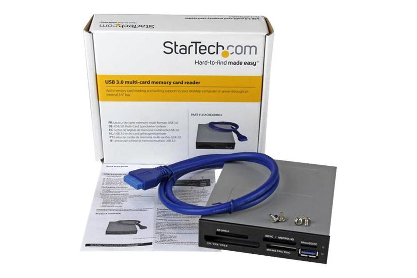 Startech Com Usb Internal Multi-card Reader With Uhs-ii Support Securedigital Micro Sd Memory Stick Compact Flash Memory Card Reader 35fcreadbu3 Kortlæser Usb