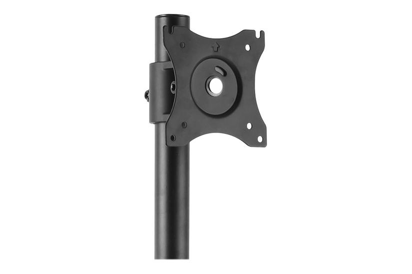 Startech Com Vertical Desk Mount Dual Monitor Arm For Monitors 13 Quot To 27 Quot Adjustable Desk Clamp Grommet-hole Mount Dual Vesa Monitors Black Armdualv Monteringssæt For Skærme Sort
