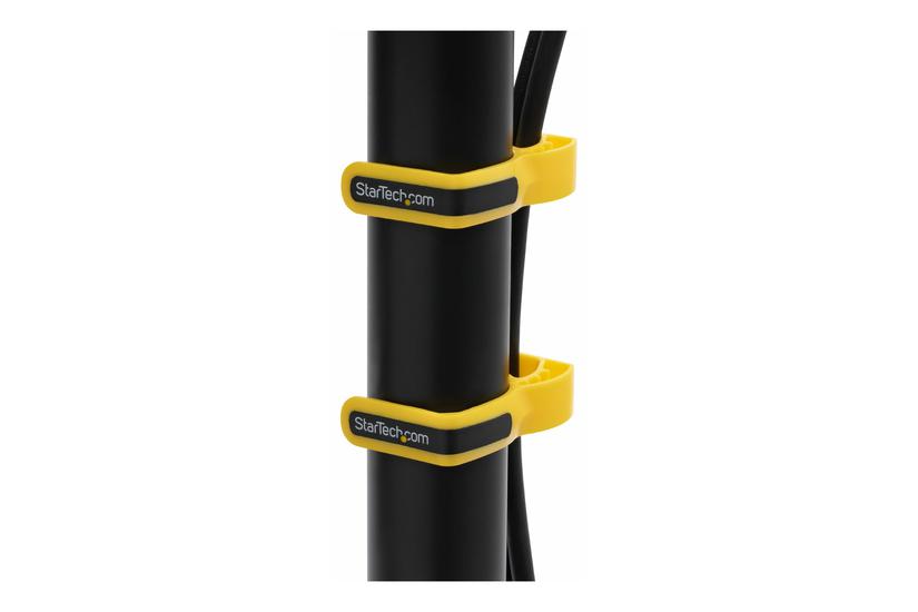Startech Com Vertical Dual Monitor Stand Supports Monitors 13 Quot  To 27 Quot  Adjustable Computer Monitor Stand For Double Stacked Vesa Monitors Black  Armbarduov  Stativ For   Skærme Sort