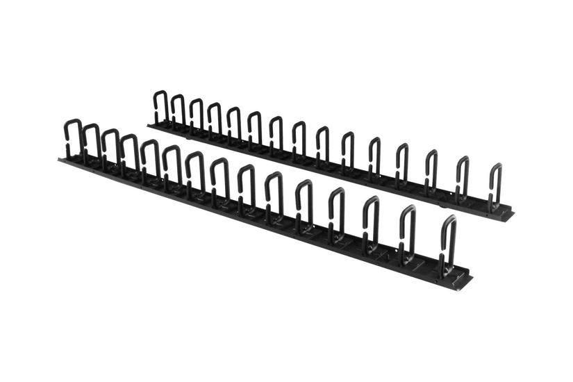 Startech Com Vertical 0u Server Rack Cable Management -ring Hooks 40u Network Rack Cord Manager Panels 2x 3ft Wire Organizers Cmver40ud -rings Kabeladministrationsæt 40u