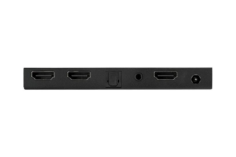 Startech Com -port Hdmi Splitter 1x2 4k 60hz Uhd Hdmi Audio Video Splitter Scaler Audio Extractor 5mm Spdif Dual Hdmi Splitter -in -out Edid Copy Tv Projector Supports Hdcp St122hd20s Video- Audiosplitter Porte