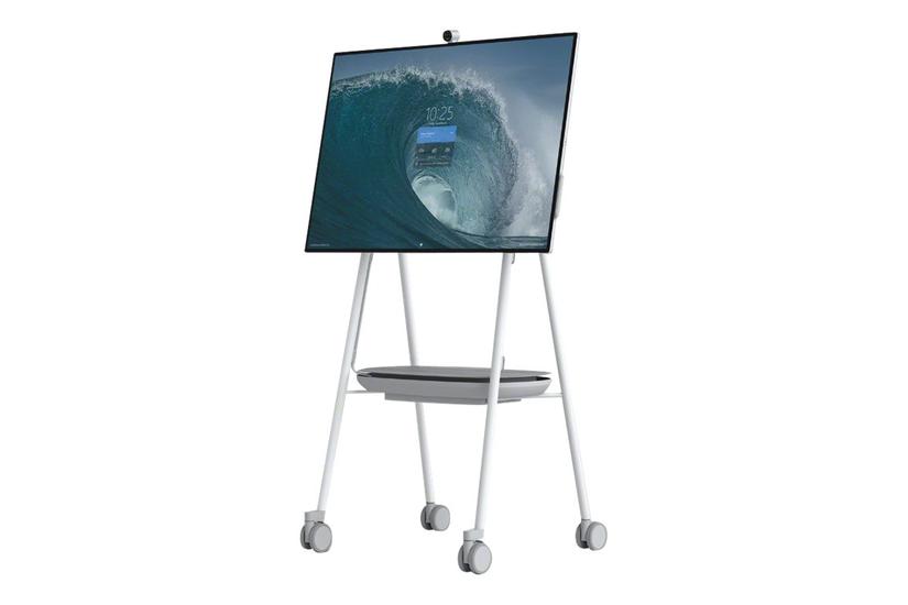 Steelcase Vogn Med Hjul For Interaktivt Fladt Panel Grå Polarhvid Tin