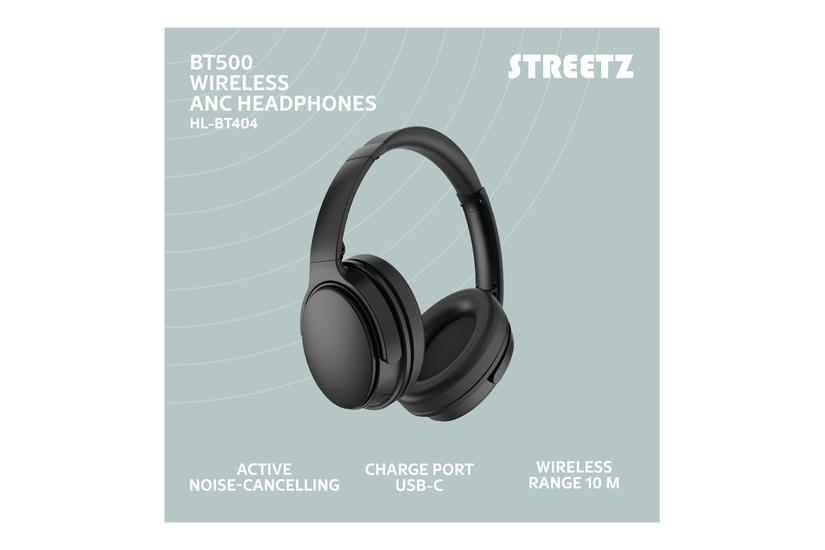 Streetz Hl-bt404 Hovedtelefoner Med Mik