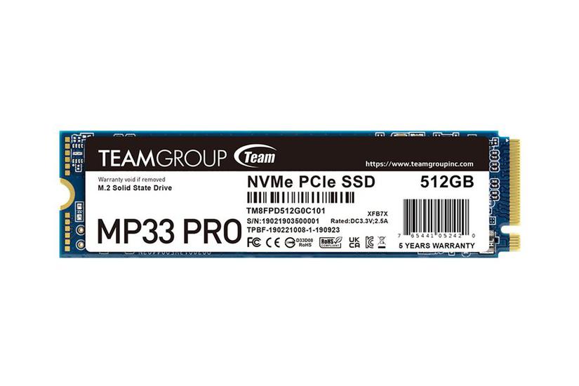 Team Group Mp33 Pro 512 Gb Ssd Pci Express X4 Nvme