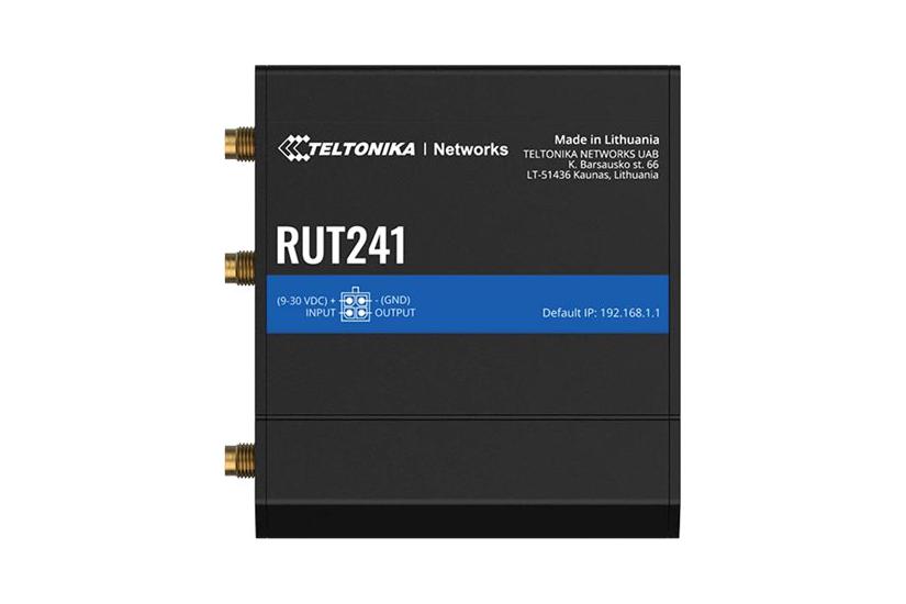 Teltonika Rut241 Trådløs Router Wwan Wi-fi 2g 3g 4g Desktop Din Monterbar På Skinne