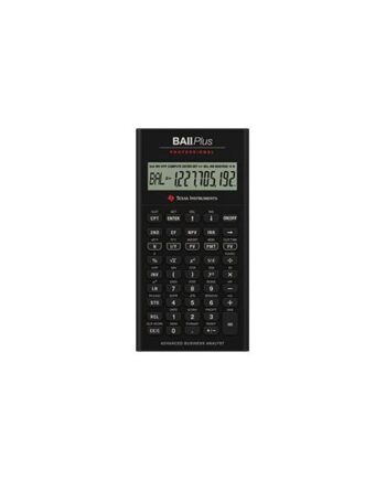 Texas Instruments Baii Plus Professional Finansiel Regnemaskine