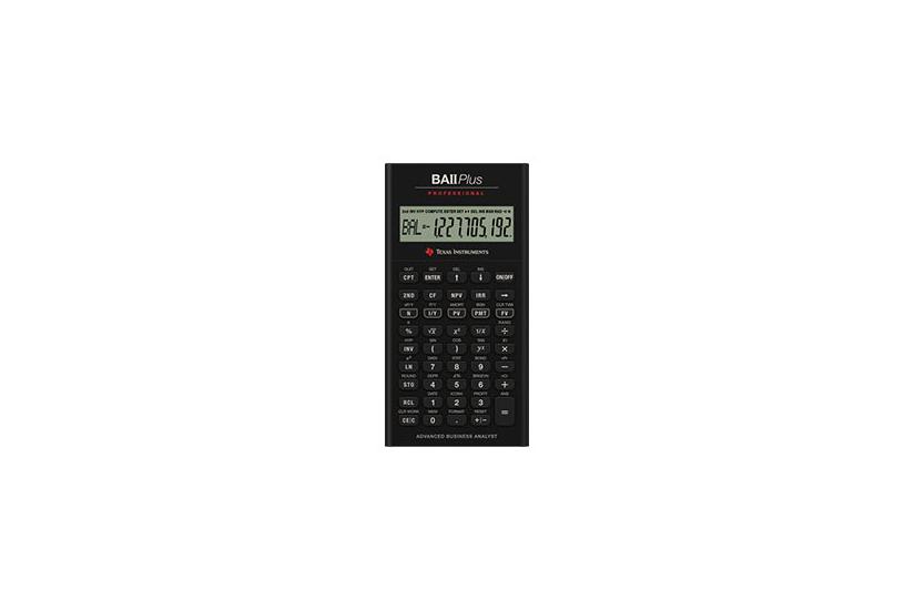 Texas Instruments Baii Plus Professional Finansiel Regnemaskine