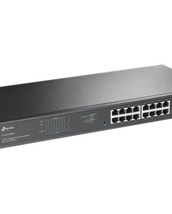 Tp-link Jetstream Tl-sg1218mpe Switch 16 Porte Smart Monterbar På Stativ