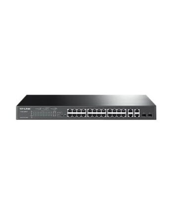 Tp-link Smart Poe Switch T1500-28pct Switch 24 Porte Monterbar På Stativ