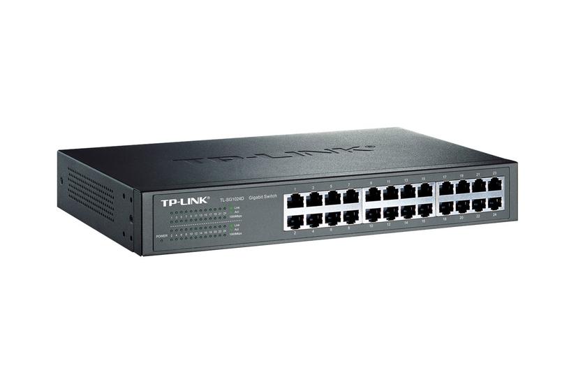 Tp-link Tl-sg1024d Switch 24 Porte Monterbar På Stativ