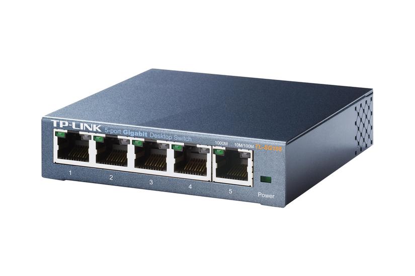Tp-link Tl-sg105  -port Metal Gigabit Switch Switch   Porte Ikke Administreret