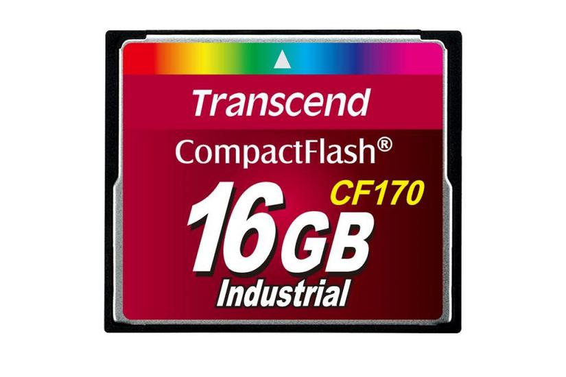 Transcend Cf170 Industrial Flashhukommelseskort 16 Gb Compactflash
