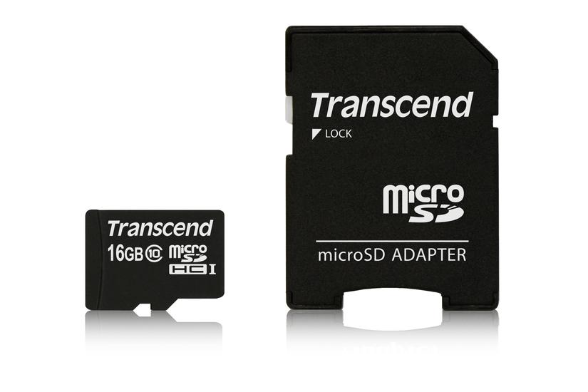 Transcend Flashhukommelseskort 16 Gb Microsdhc