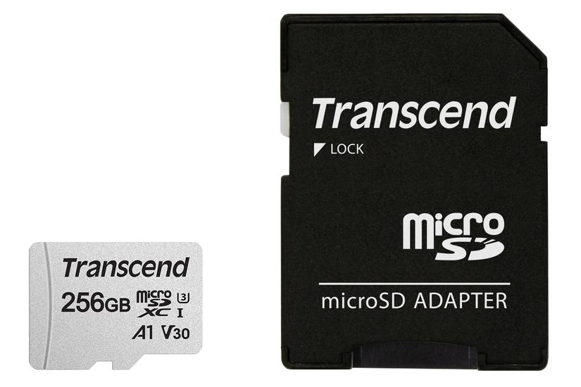 Transcend 300s Flashhukommelseskort 256 Gb Microsdxc