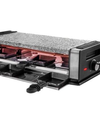 Unold 48760 Delice Basic Raclette Grill Stegeplade Varm Sten Sort Rustfrit Stål