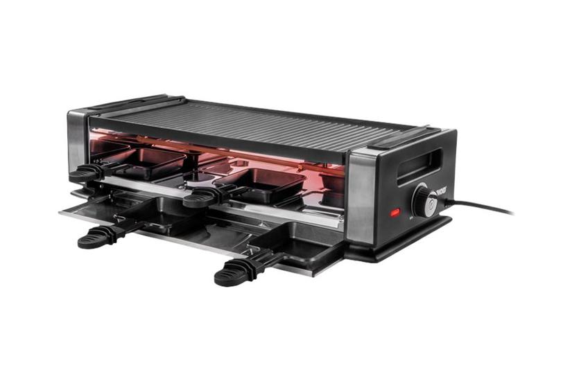 Unold 48730 Finesse Basic Raclette Grill Stegeplade Sort Rustfrit Stål