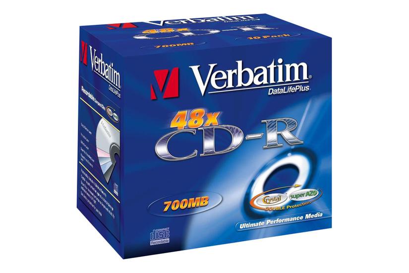 Verbatim Azo Crystal Cd-    10 700 Mb Lagringsmedie