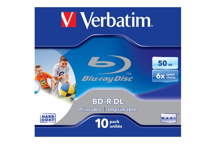 Verbatim Bd- Dl 10 50 Gb Lagringsmedie