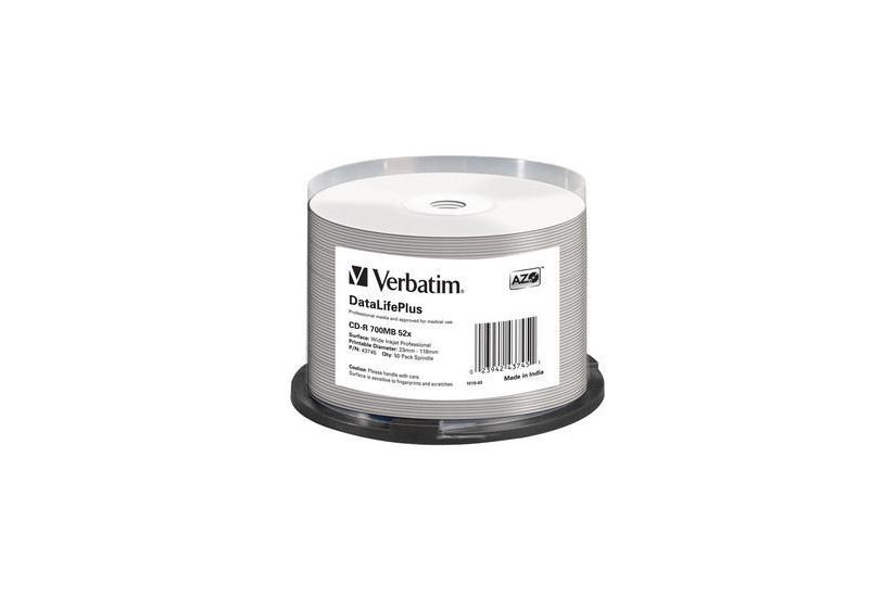 Verbatim Datalifeplus Cd- 50 700 Mb Lagringsmedie