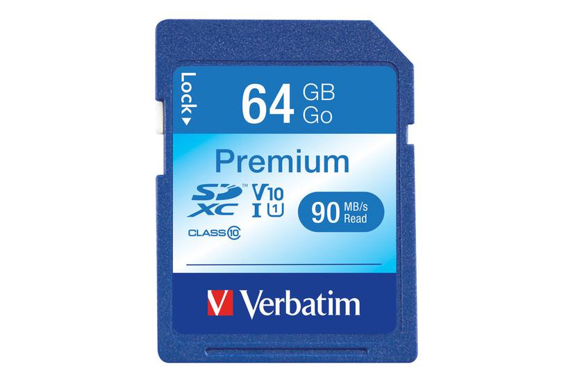 Verbatim Premium Flashhukommelseskort 64 Gb Sdxc
