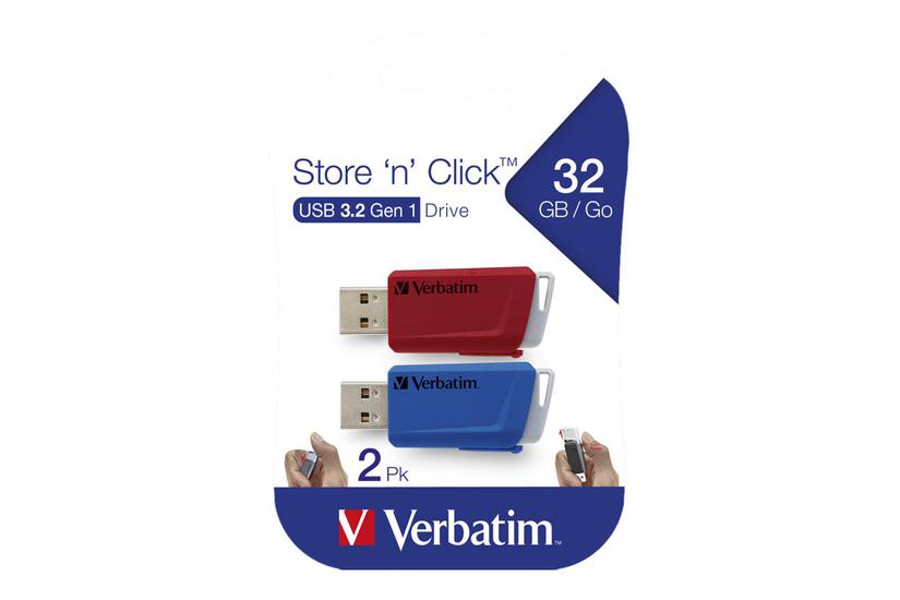Verbatim Store Click Usb Flashdrive 32 Gb