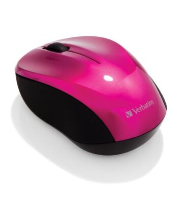 Verbatim Wireless Mouse Go Nano Mus Rf Hot Pink