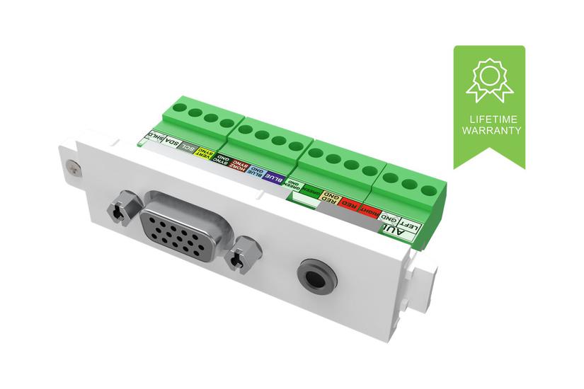 Vision Techconnect Vga 5mm Module Modulær Facilitet Plade Snape-in