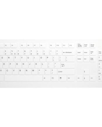 Active Key Ak-c8112 Tastatur Medicinsk 100  Full Size Qwerty Pan Nordic Hvid Indgangsudstyr