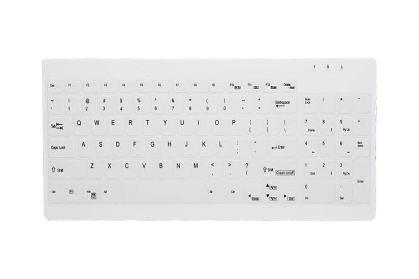 Active Key Ak-c7012 Tastatur Tysk Hvid Indgangsudstyr